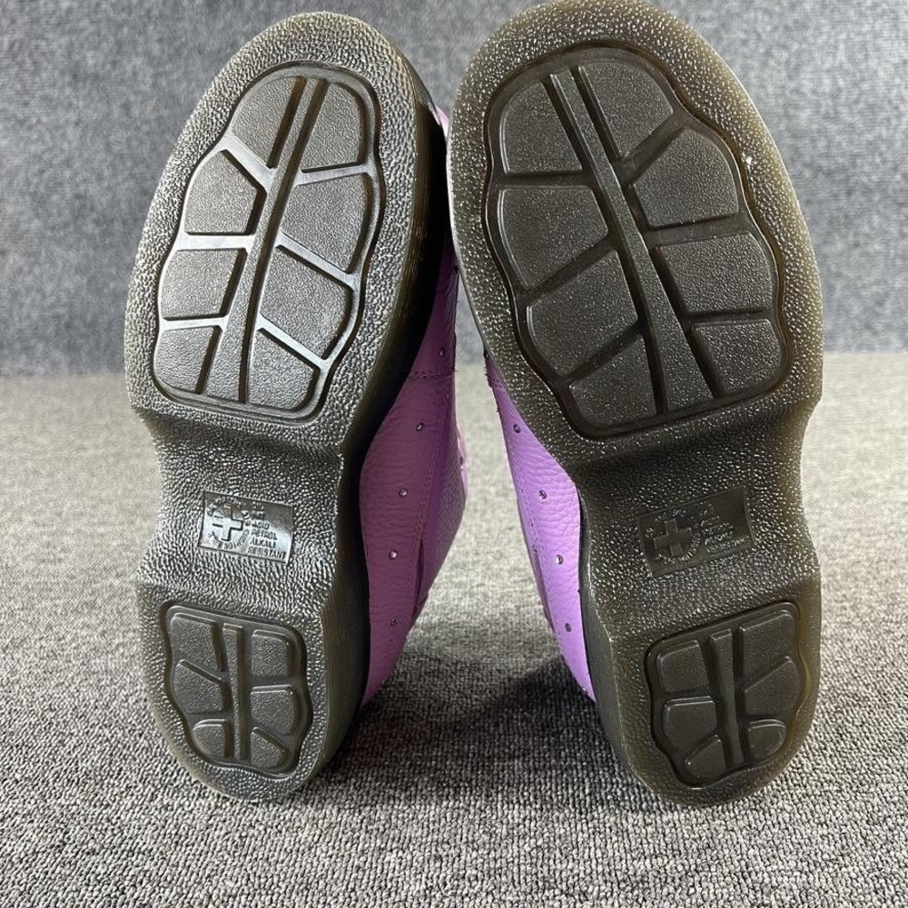 Dr Martens Shoes Womens 8 Purple Buzz S1 Bratz Platform Sneaker Studded Leather - Picture 8 of 11